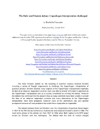 The Bohr and Einstein Debate: Copenhagen Interpretation Challenged