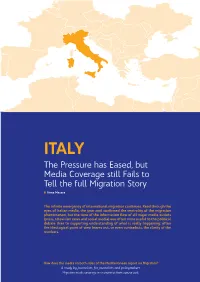 The Pressure Has Eased, but Media Coverage Still Fails to Tell the Full Migration Story Anna Masera