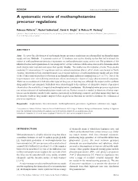 A Systematic Review of Methamphetamine Precursor