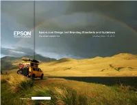 Epson.Com Design and Branding Standards and Guidelines Document Version 1.0 Modified March 19, 2010