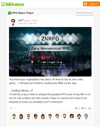 RPG Maker Player You Know Your Organization Has Taken Off When It