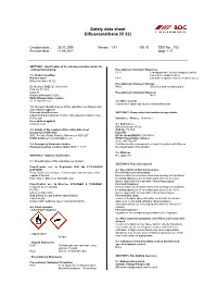 Safety Data Sheet Difluoromethane (R 32)