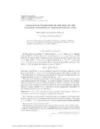 Topological Invariance of the Sign of the Lyapunov Exponents in One-Dimensional Maps
