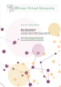 Ecology and Environment