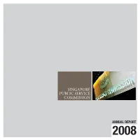 PSC Annual Report 2008