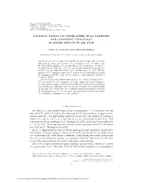 RATIONAL POINTS on GENERALIZED FLAG VARIETIES and UNIPOTENT CONJUGACY in FINITE GROUPS of LIE TYPE 1. Introduction Let Gln(Q)