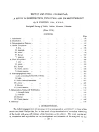 Recent and Fossil Viviparidae. a Study in Distribution, Evolution and Palaeogeography
