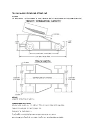 Technical Specifications: Sprint Car