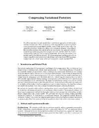 Compressing Variational Posteriors