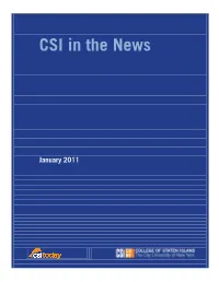 CSI in the News