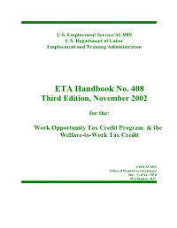 ETA Handbook No. 408 Third Edition, November 2002
