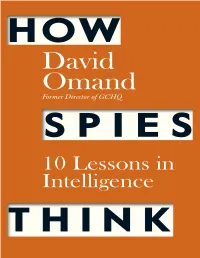 How Spies Think.Pdf