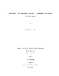 On Sufficient Conditions for the Existence of Twin Values in Sieves