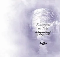Remembering the Way an Enquiry Into a Journey Of