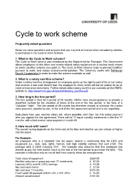 Cycle to Work Scheme