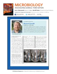 Interview with Richard Lenski in Microbiology