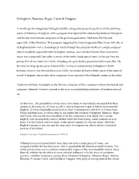 Program Notes