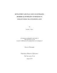 Development and Evaluation of Leveraging Biomedical