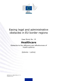 Healthcare Obstacles to the Efficiency and Effectiveness of Health Systems