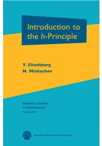 Introduction to the H-Principle