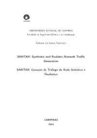 SIMITAR: Synthetic and Realistic Network Traffic Generation