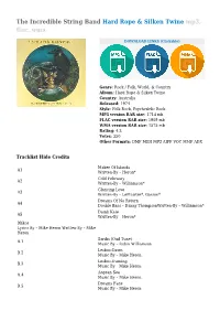 The Incredible String Band Hard Rope & Silken Twine
