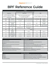 BPF Reference Guide