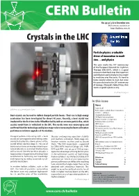 Crystals in the LHC