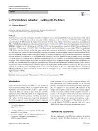 Electromembrane Extraction—Looking Into the Future