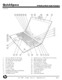 HP Elitebook 8540W Mobile Workstation Overview