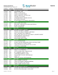 Schedule Quickprint TKRN-FM