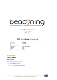 D3.5 Game Design Document