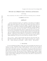 Molecular Gas in Elliptical Galaxies: Distribution and Kinematics