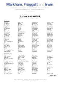 Nicholas Farrell