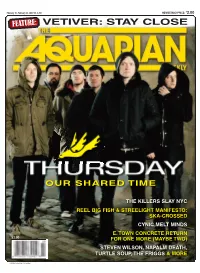 To Read the Thursday Feature from the Aquarian