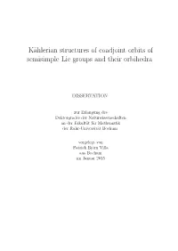 Kählerian Structures of Coadjoint Orbits of Semisimple Lie Groups and Their