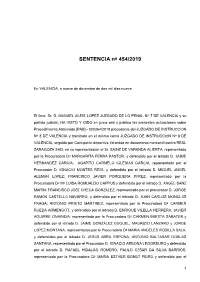 SENTENCIA Nº 454/2019