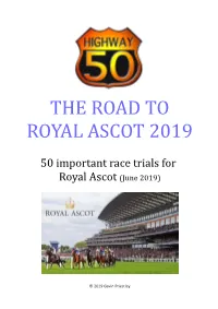 The Road to Royal Ascot 2019