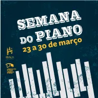 23 a 30 De Março Programa