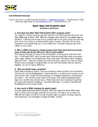 BAG the PLASTIC BAG’ Questions and Answers