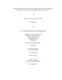 Development and Application of Passive Samplers for Assessing Air and Freely Dissolved Concentrations of Hydrophobic Organic Contaminants