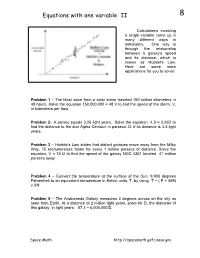 Equations with One Variable II 8