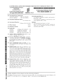(51) International Patent Classification: C12N 5/0783 (2010.01) A61K 35/1 7 (2015.01) Declarations Under Rule 4.17: C12N 5/10 (2