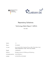 Repository Solutions