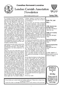 London Cornish Newsletter