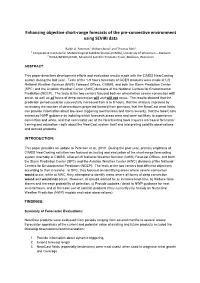 Range Forecasts of the Pre-‐Convective Environment Using SEVIRI Data