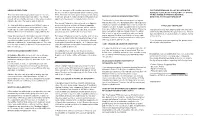 There Are Two Types of Declarations Permitted Under the Act. the First Is