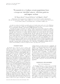 Trematodes in a Cyathura Carinata Population from a Temperate Intertidal Estuary: Infection Patterns and Impact on Host
