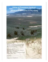 ESA Report Template for the Plant Element