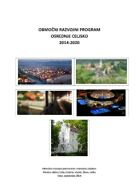 Območni Razvojni Program Osrednje Celjsko 2014-2020